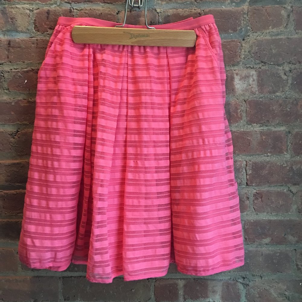 Anthropologie Textured Skirt with Pockets